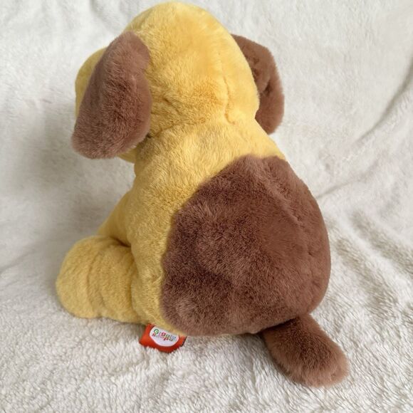 Target Giggle Scape Yellow Brown Sitting Cute Puppy Dog Plush 11” Stuffed Animal - Picture 3 of 6